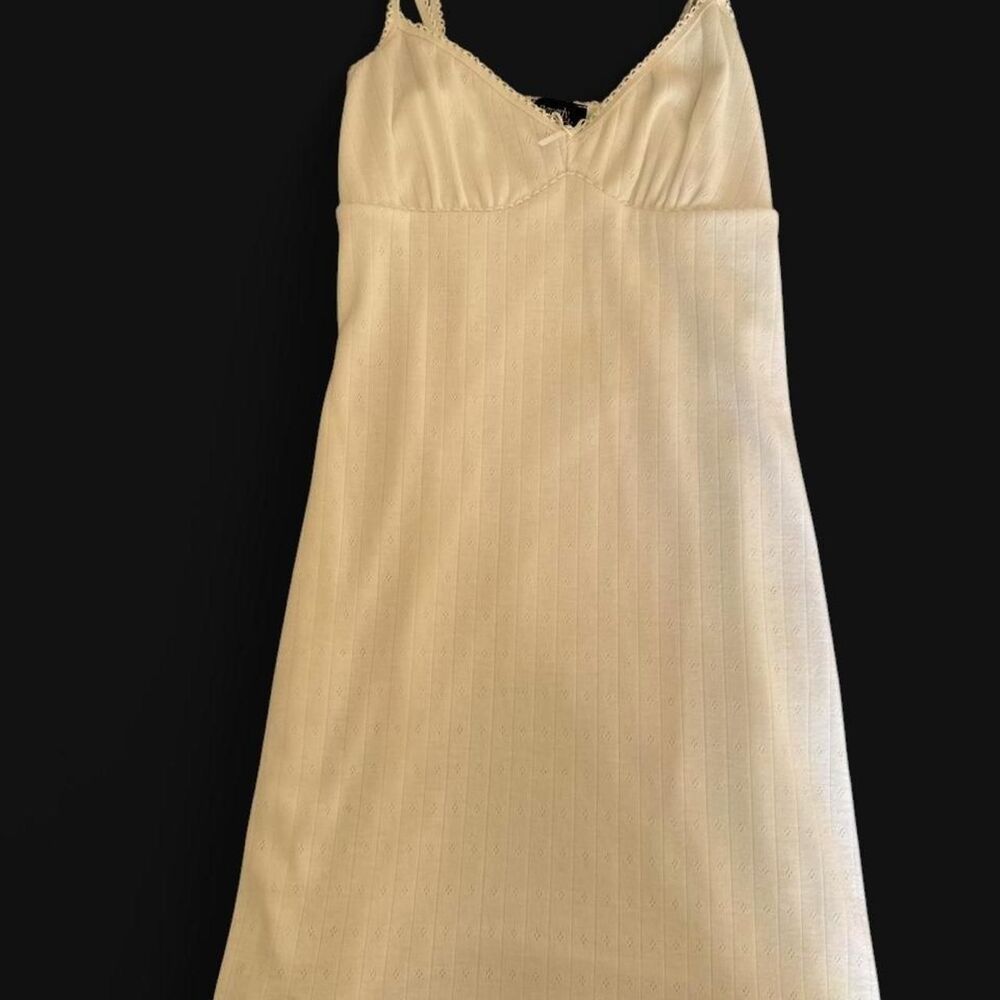 Pacsun Women's White and Cream Dress
